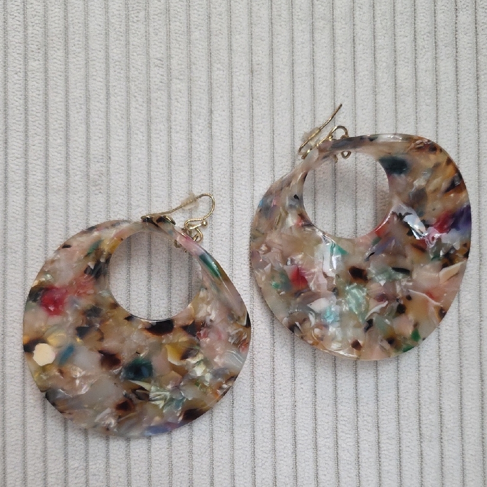 Multicolor Hoop Earrings